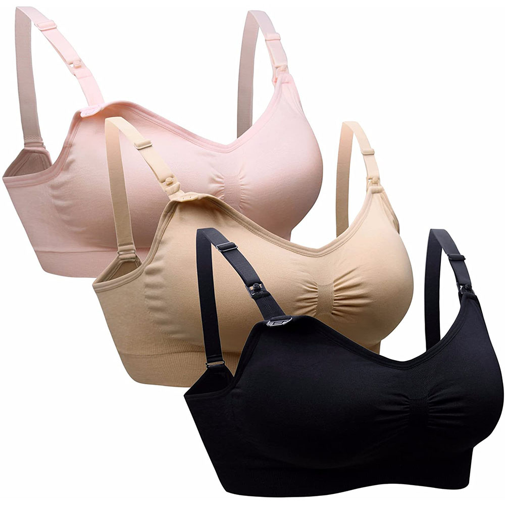 Nursing Bra Sleep - 무선 수유복 임산부용 면 수유브라 임신부