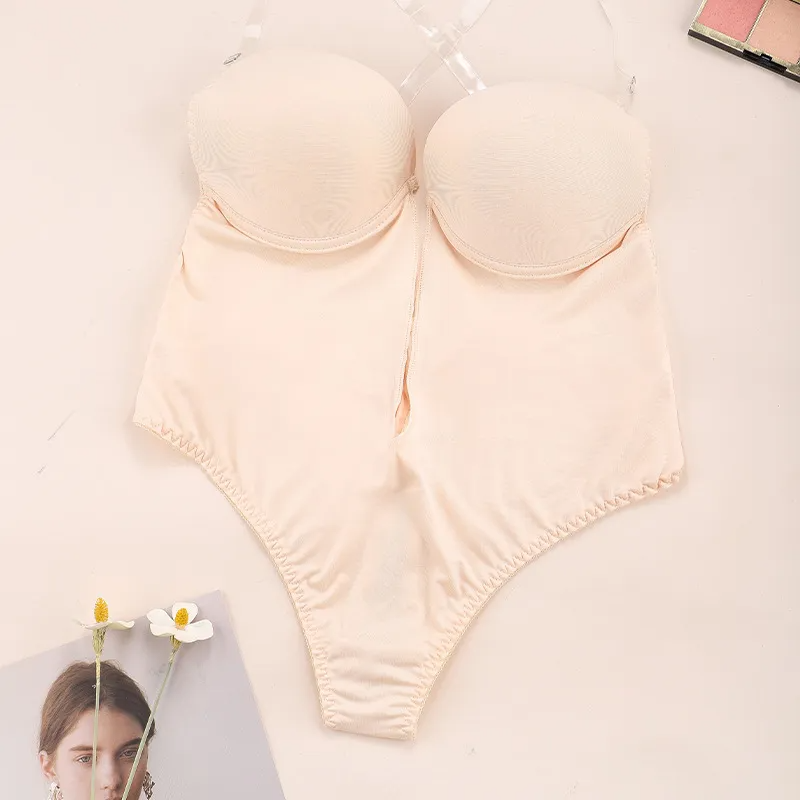 여성용 바디 쉐이퍼 브라 백리스 바디수트 끈없는 보정속 - Shapewear Bodysuit Firm 리뷰 및 가격