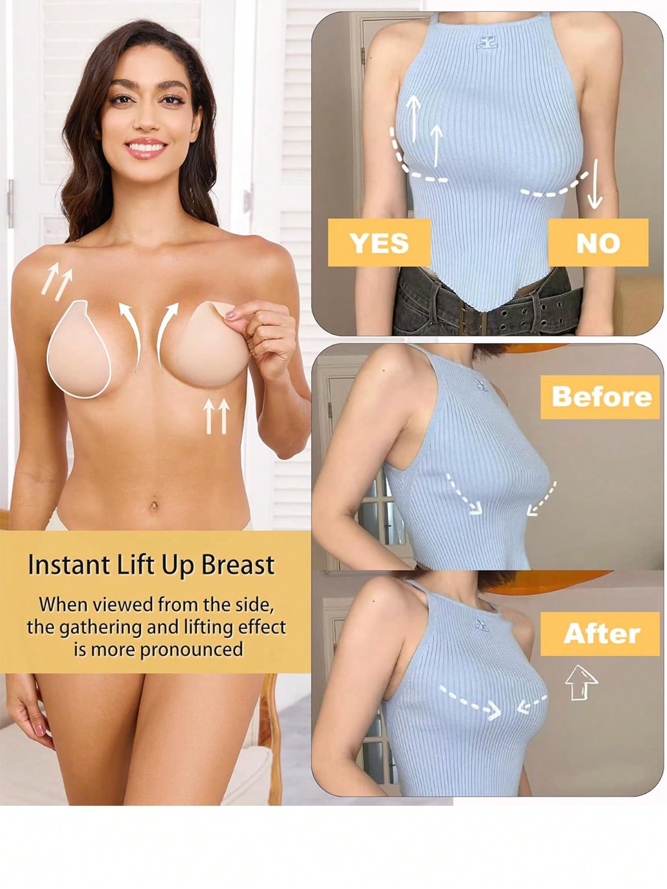 1쌍 추가 리프트 니플 커버, 초매끄러운 접착식 브라, - Nipple Cover Pasties 리뷰 및 가격