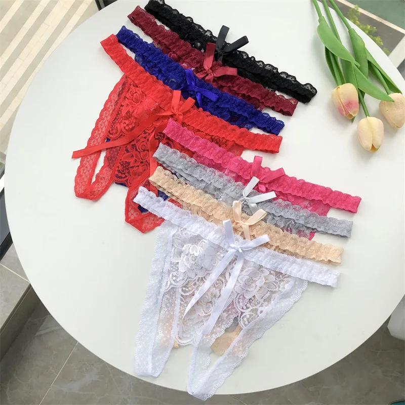 여성용 커스텀 크리스탈 이름 글자 레이스 속옷, 로우  - Thong Bikini Women 리뷰 및 가격