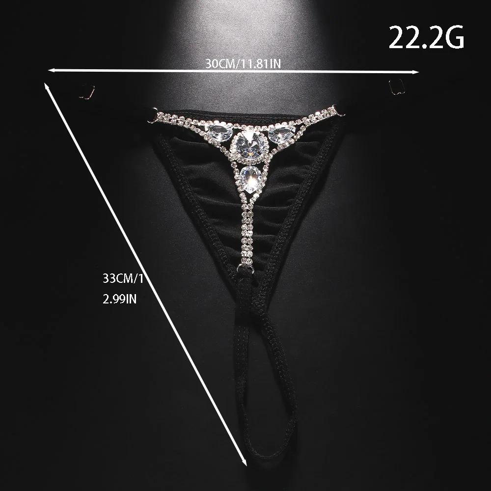 섹시한 라운드 라인 석 끈 조정 가능한 바디 액세서리  - Thong Bikini Women 리뷰 및 가격