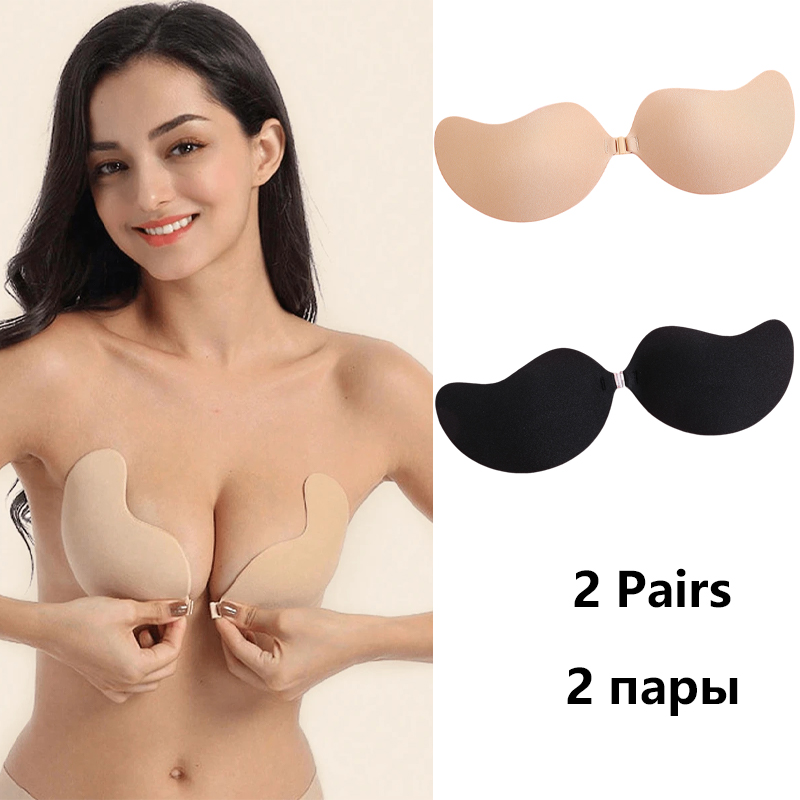 보이지 않는 스트랩리스 접착식 스틱 브라 스트랩리스 푸 - Nipple Cover Pasties 리뷰 및 가격