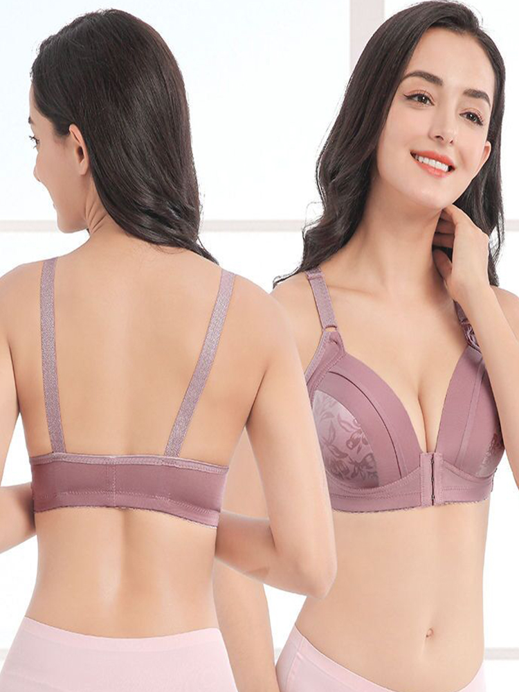 푸시업 브라 프론트 클로저 여성 브래지어, 섹시 속옷, - Bralette Wireless Soft 리뷰 및 가격